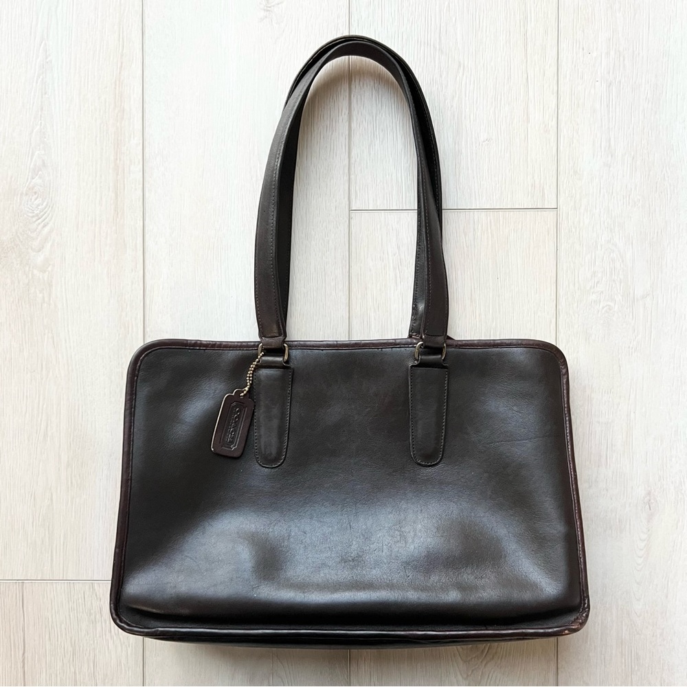 Made in NYC Vintage Coach Marketing Tote in Mocha | Style 9665